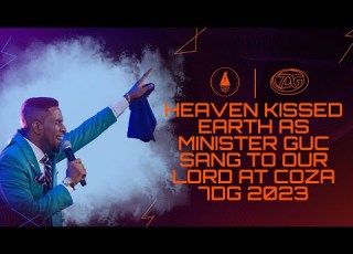  Heaven Kissed Earth As Minister GUC Sang To Our Lord At COZA 7DG 2023 COZA7DG2023 GUCLiveInCOZA
