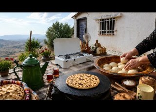  حياة القرية والطبخ التقليدي جولة تنظيف وترتيب منزلي الريفي Traditional Village Cooking