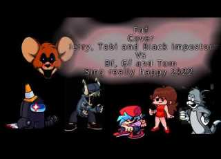 Fnf Cover Jerry Tabi And Black Impostor Vs Bf Gf And Tom Sing Really Happy 2k22