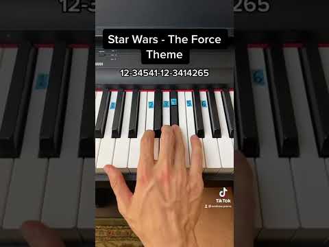 The Force Theme Easy Piano Tutorial The Force Theme Easy Piano Tutorial