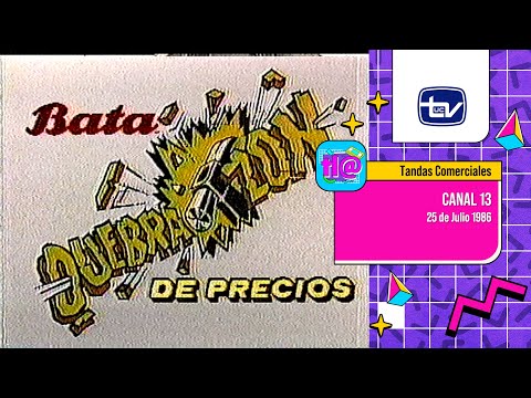 Tandas Comerciales Canal 13 25 De Julio 1986