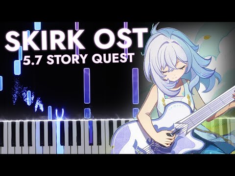 Skirk Story Quest Cutscene OST Abyssal Rivers Lasting Star Trails Piano BGM