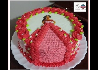  Confeitando Bolo Princesa Elena De Avalor