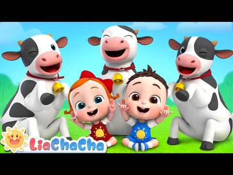 Animal Sound Song Learn Farm Animals Moo Moo Kids Songs Nursery Rhymes LiaChaCha