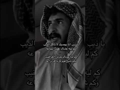 يا ذيب أنا بوصيك لا تأكل الذيب