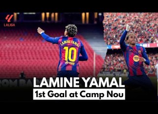  Lamine Yamal Scores 1st Goal At Camp Nou FC BARCELONA Vs DEPORTIVO ALAVÉS FC 26 Lamineyamal