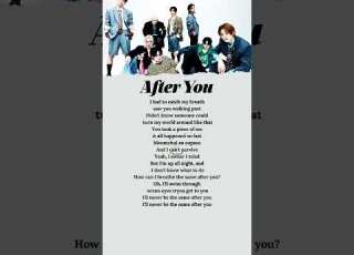 After You Stray Kids Song Lyrics Straykids Afteryou Lyrics Song Shorts New