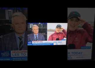Reporter S Hat Blows Away It S The Bay Of Fundy S Hat Now