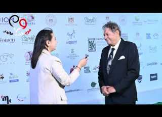  حوار ا مميز ا بين المحاورة مريم ماجد والمخرج هاني لاشين رئيس مهرجان الفيوم السينمائي الدولي