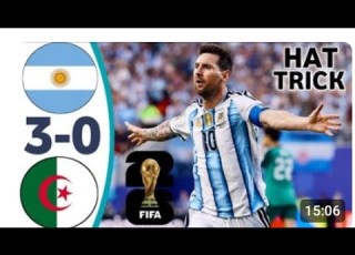  Argentina Vs Algeria 3 0 Highlights Messi Hat Trick FIFA World Cup 2026 Full Match Highlights