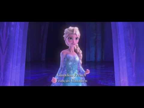 FROZEN Let It Go Multilanguage Clip Meerdere Talen Disney Official HD 1080p