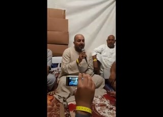 10 دقائق من الخيمة الخاصة بعرفات لفضيلة الشيخ محمد يحيى الشرقاوي 8 2018