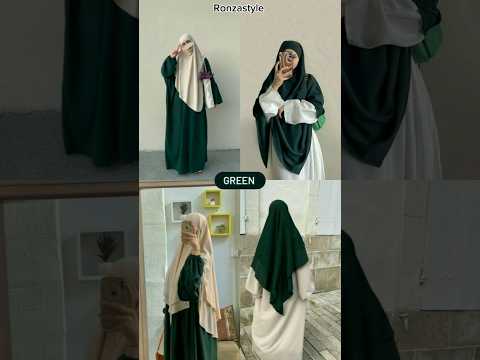 تنسيقيات حجاب شرعي 2024 2025 أجمل ألوان حجابات حجاب شرعي جلباب 2024 Shorts