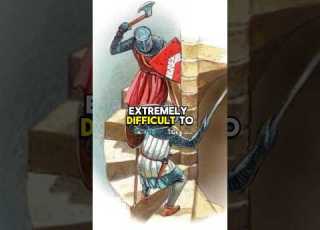 Why Do Castles Have Narrow Spiral Staircases Historical History Medieval Facts