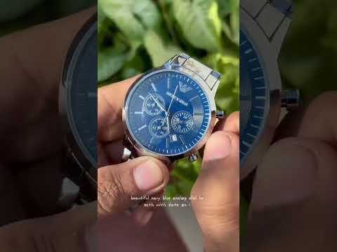 BEAUTYFUL EMPORIO ARMANI WATCH DATE WORKING ALL CHRONOGRAPH AND BUTTON WORK