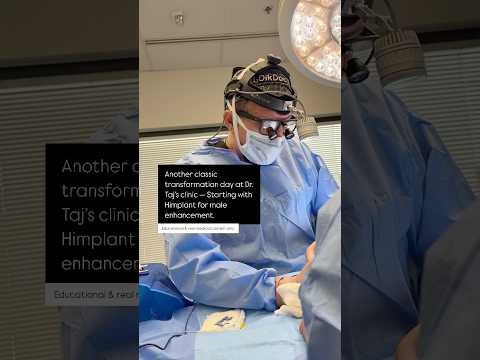 Behind The Scenes Of A Real Male Enhancement Procedure Today We Re Starting With Himplant