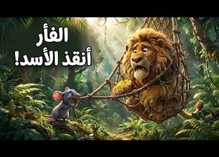  الفأر أنقذ الأسد قصة الأسد والفأر للأطفال قصة ممتعة وهادفة