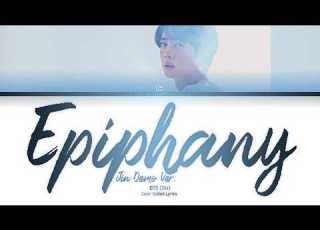  BTS Jin Epiphany Jin Demo Ver Color Coded Lyrics
