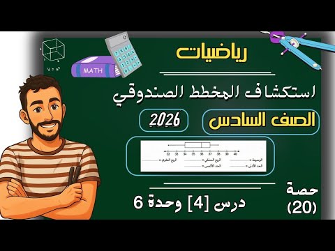 Exploring The Box Diagram Grade 6 Primary Math First Term Mr Mohamed Ibrahim 2026