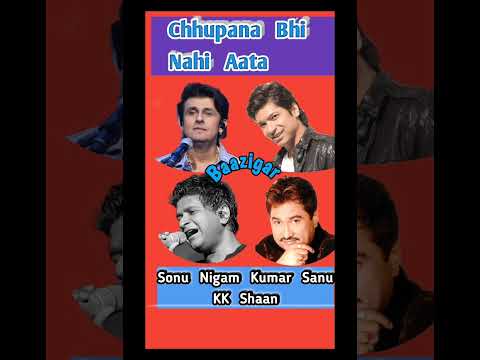 Chhupana Bhi Nahi Aata KK Sonu Shan Kumar Sanu Baazigar Vinod Rathod Viralvideo