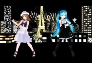 MMD スイートマジック Sweet Magic LAT Hiroyo And Gosick Miku