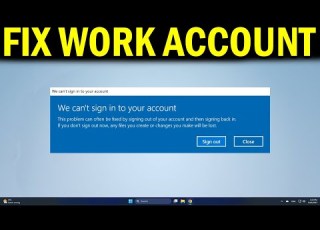  How To Fix Work Or School Account Notification We Need To Fix Your Work Or School Account On Windows