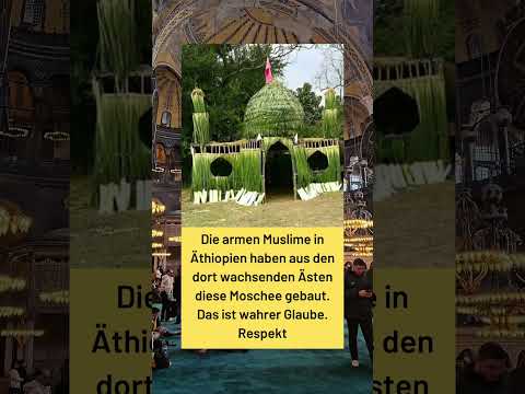 Arme Muslime In Äthiopien Bauten Diese Moschee Aus Ästen Das Ist Wahrer Glaube