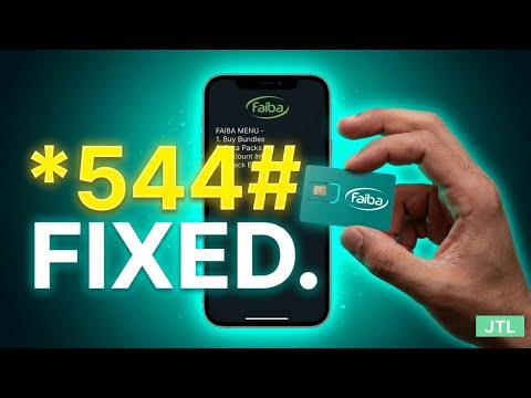 How To Enable USSD On Faiba SIM Card JTL Fix Deactivated 544 Buy Bundles Easily