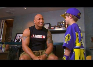  The Rock Introduces Himself To A Young Cena