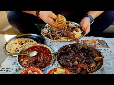 Sainik Fauji Dhaba Ka Desi Murga Sainik Desi Chicken Shop Akhnoor Jammu Food Tour