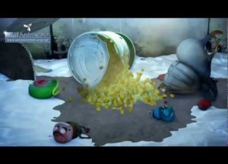  Larva Snowball Fight