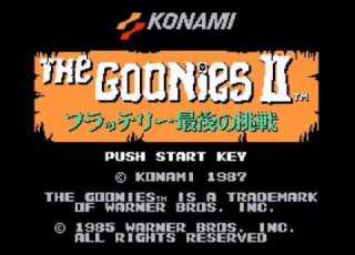  FC グーニーズﾞ2 The Goonies 2 BGM集