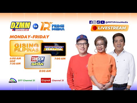 GISING PILIPINAS TANDEM NG BAYAN March 27 2026 DZMM Sa PRTV Prime Media