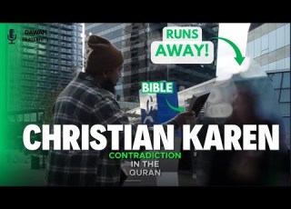 Christian Lady Runs Away From The BIBLE EASTER WEEKEND SPECIAL Dawah Fraternity