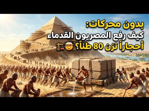 بدون محركات كيف رفع المصريون القدماء أحجارا تزن 80 طنا