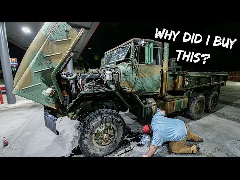 I Bought A 6x6 Army Truck And It Went Terrible