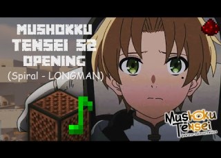 Mushoku Tensei S2 OP 無職転生 Spiral Minecraft Note Block Cover