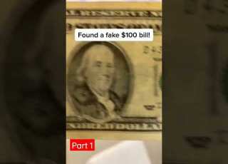 Gefälschte 100 Dollar Note Gefunden Teil 1