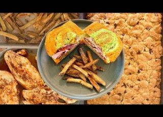  Club Sandwiches Fries And Brookies