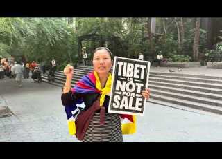  Tibetan Freedom Mass Movement PEACE MARCH In Memory Of Late Lobga Rangzen NYC FREETIBET