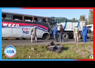 Watu Sita Wafariki Katika Ajali Ya Basi Na Trela Kericho