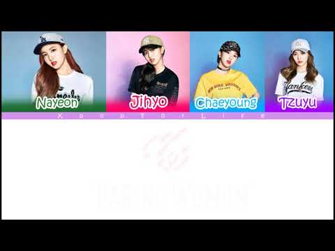 TWICE Daring Woman Color Coded Lyrics