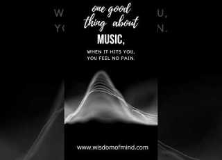  One Good Thing About MUSIC PowerOfMusic BobMarleyQuote MusicTherapy SoulfulSounds