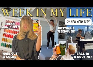  Week In My Life Nyc Beauty Appts Hosting Back In Routine