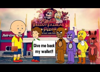  Caillou Steals Boris Wallet And Goes To Freddy Fazbear S Pizza With It Caillou Gets Grounded