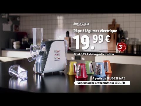 Lidl Râpe à Légumes électrique SilverCrest Jeudi 28 Mai 2020 Pub 30s