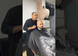  لما ابوك يقرر يحلقلك