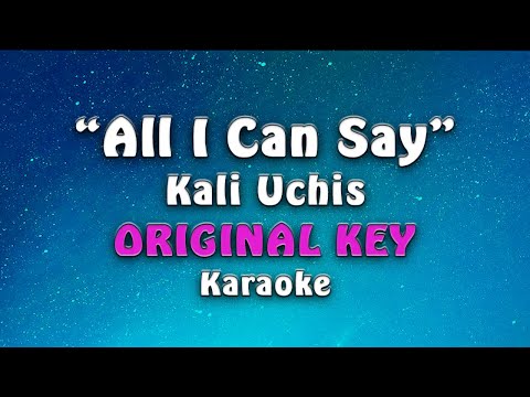 Kali Uchis All I Can Say Karaoke