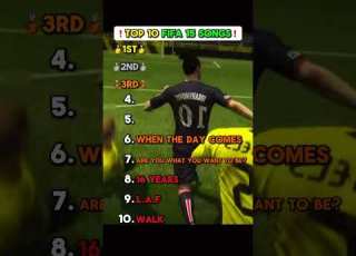  TOP 10 FIFA 15 SONGS