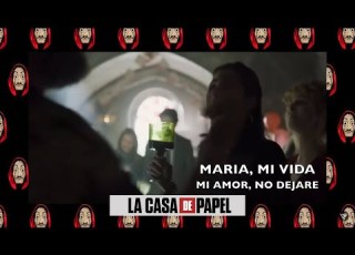  La Casa De Papel Maria Mi Vida Mi Amor Angeles Azules Style